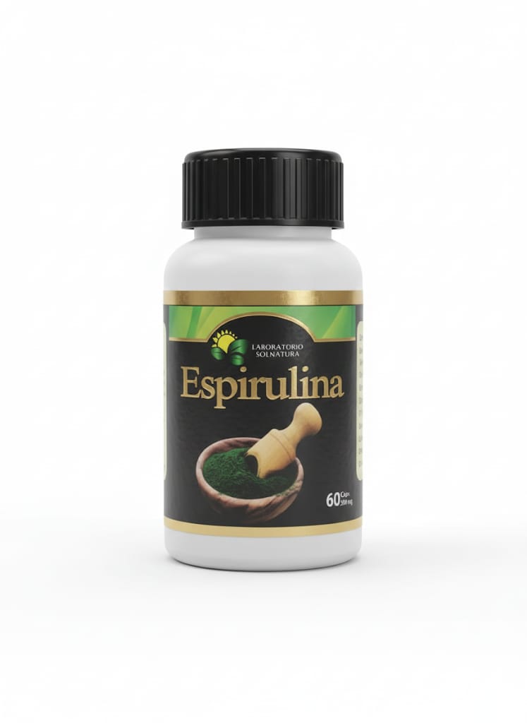 Espirulina 500 mg / 60 Cáps
