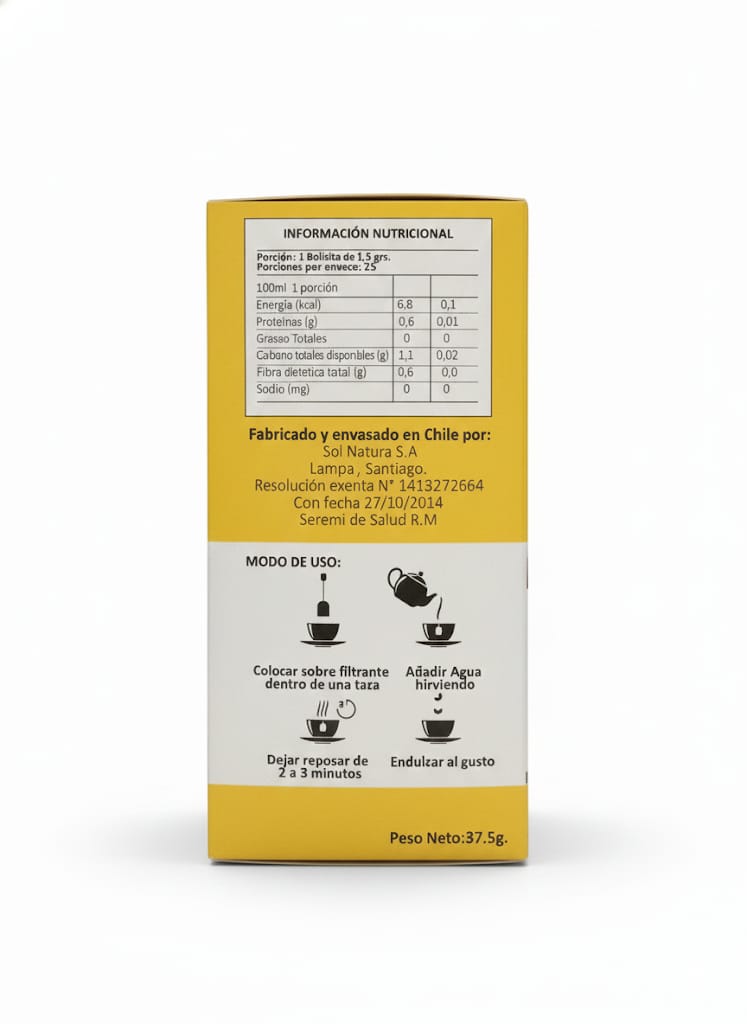 Infusion Matico - Caja - 25 bolsitas