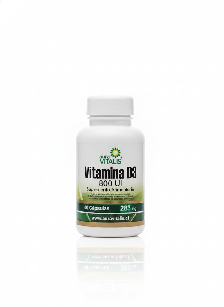 Vitamina D3 800 UI / 283 mg / 60 Cáps